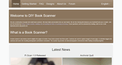 Desktop Screenshot of diybookscanner.org